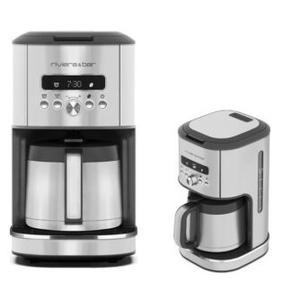 Cafetiere filtre isotherme programmable - inox