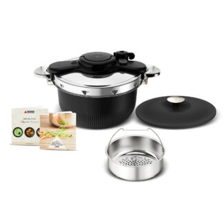 SEB Autocuiseur Clipso Tempo 3 en 1  6L - noir