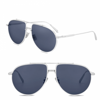 DIOR - Lunettes de soleil pilote bleues Homme - collection 2022