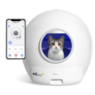 Litière autonettoyante connectée pour chat CATBOT K10i