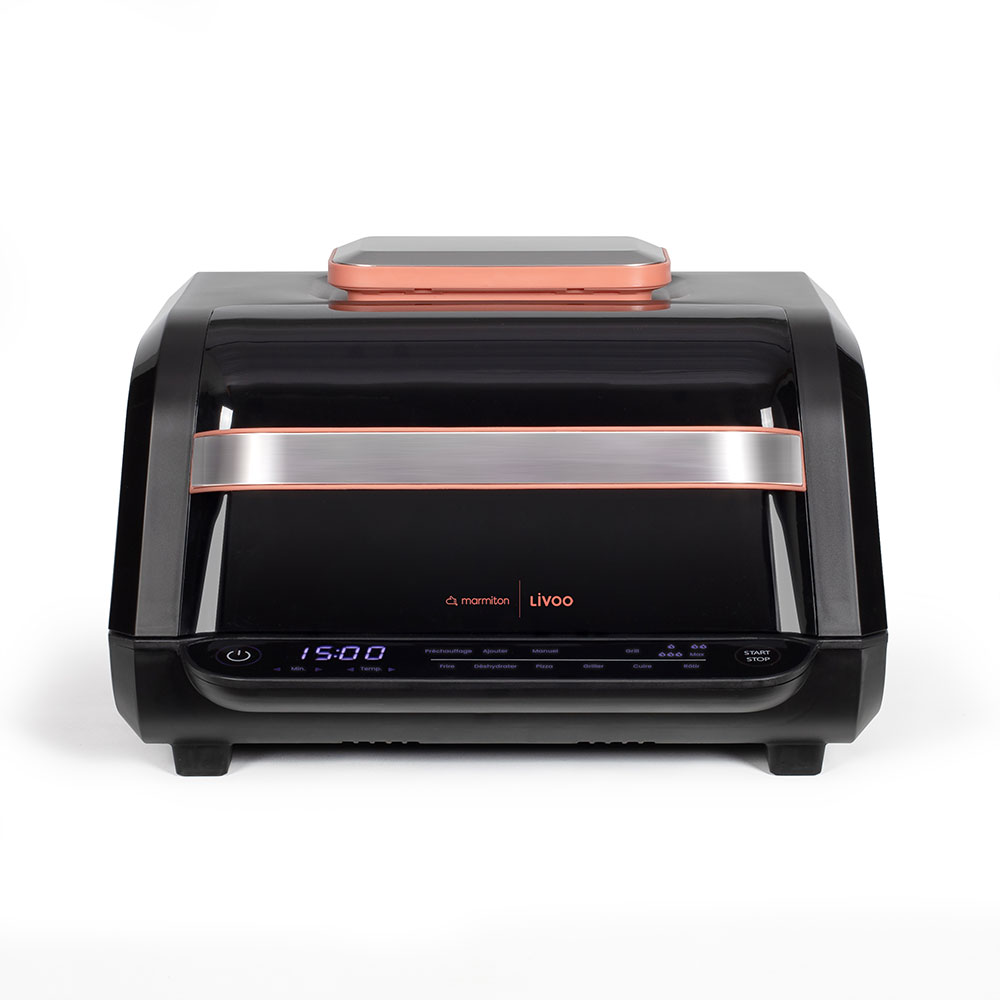 Friteuse sans huile & grille - 6 l - noir