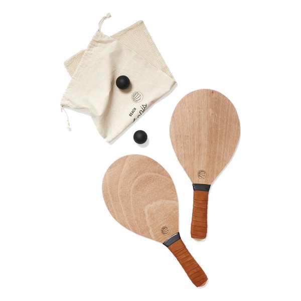 Jeu de tennis pour plage - marron