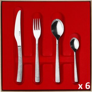 Coffret 24 couverts ASTREE CISELE - miroir