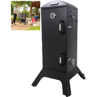 Fumoir-barbecue au charbon de bois vertical Smoke - noir