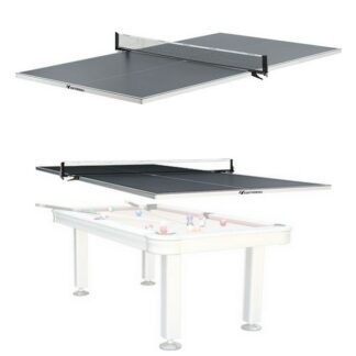 Plateau de ping pong pour billard CONVERSION TOP - In&Outdoor - gris