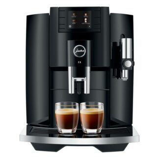 Robot cafe expresso avec broyeur E8 Piano - noir