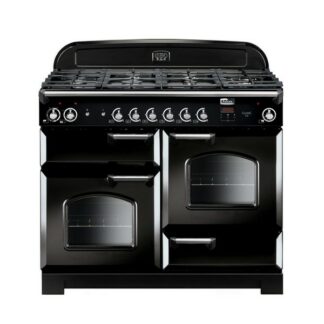 Piano de cuisson CLASSIC Tab Gaz 110 cm - noir chrome