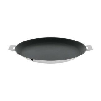 Poele à crêpes antiadhésive en inox - 30 cm