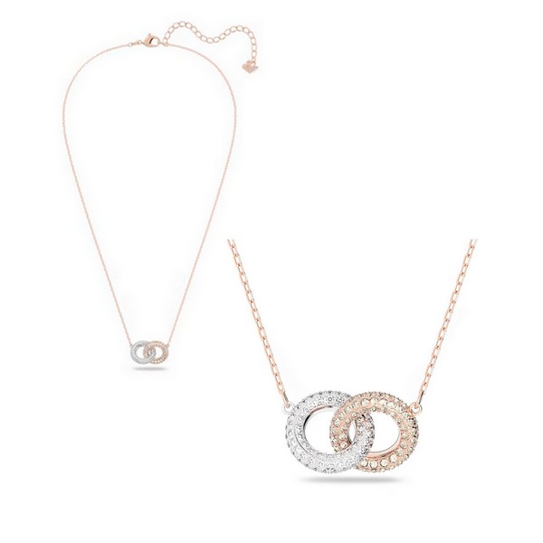 Collier Dextera placage or rose 18 carats