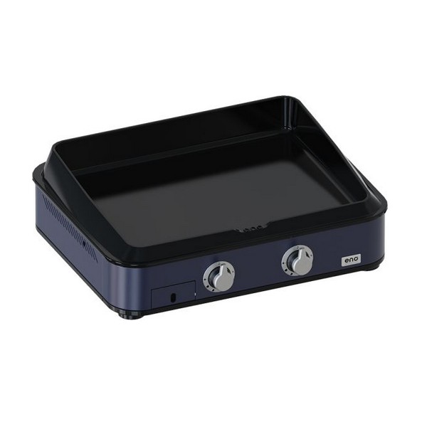 Plancha gaz ENOSIGN 2 bruleur - bleu navy