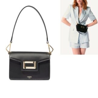 Sac rabat S ANGELE DE LANCEL - noir