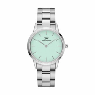 Montre Iconic Link 32 mm - argent - vert pastel