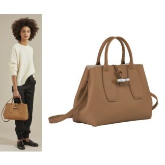 Sac porte main M ligne ROSEAU - naturel