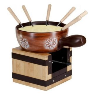 Appareil a fondue RUSTICO PUDERZUCKER 6 pers - brun