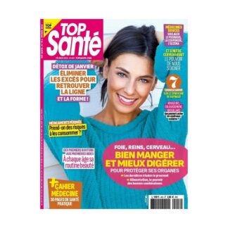 Abonnement magazine mensuel TOP SANTE - 12 numeros