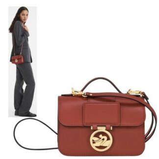 Sac bandouliere XS BOX-TROT - acajou