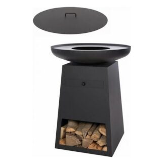 Brasero Orion Classic avec couvercle - noir