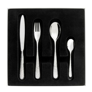Coffret 24 couverts SUPERNATURE MIROIR - gris