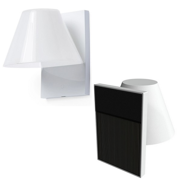 Lampe solaire sans fil pour vitre HELLONITE - blanc