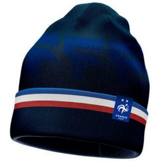 Bonnet supporter football FFF 2 etoiles - bleu