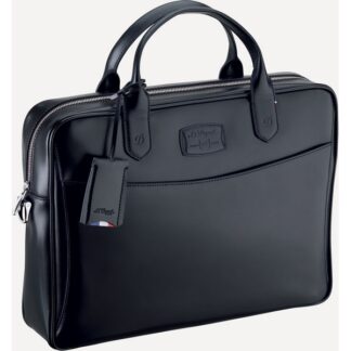 Porte-documents Line D cuir - noir