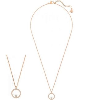 Collier et pendentif Rond Dore Femme