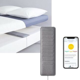 Capteur de sommeil connecté sous matelas