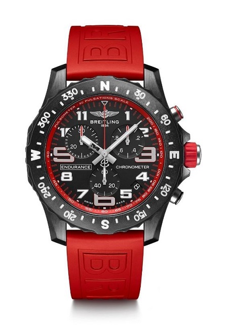 Montre homme Professional Endurance Pro rouge boitier 44mm
