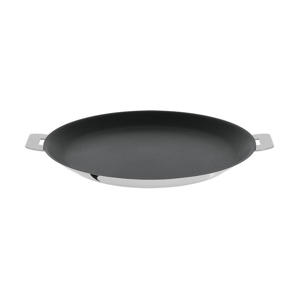 Poele à crêpes antiadhésive en inox - 26 cm