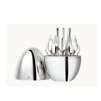 Couverts MOOD en metal argente 24 pieces - argent