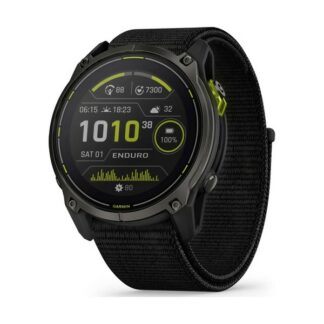 Montre Enduro 3 Solar 51 mm - gris carbon - noir