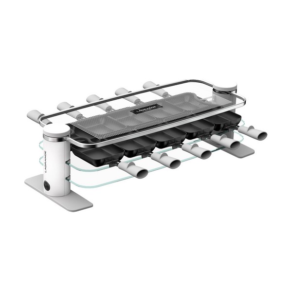 Appareil a raclette transparente - 10 personnes