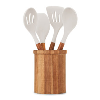 Ustensiles de cuisine avec pot - 4 pièces