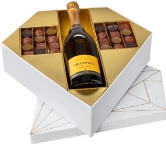 Panier gourmand COFFRET DIAMANT CHOCOLATS & CHAMPAGNE