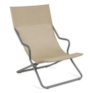 Transat pliant Horizon Batyline - marron noisette