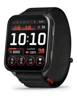 Montre Venu X1 avec bracelet ComfortFit en nylon - noir