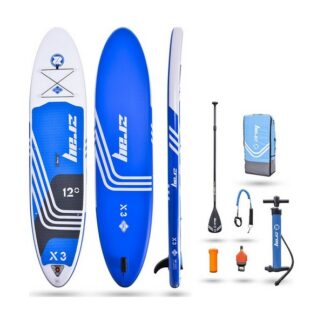 Paddle gonflable Sup X-Rider X3 12 pieds - bleu