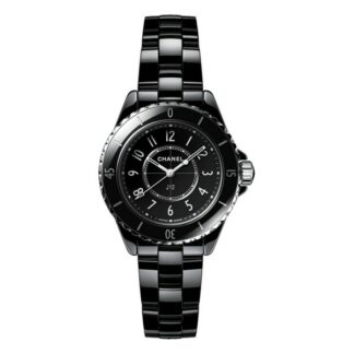 Montre femme J12 noire 33mm
