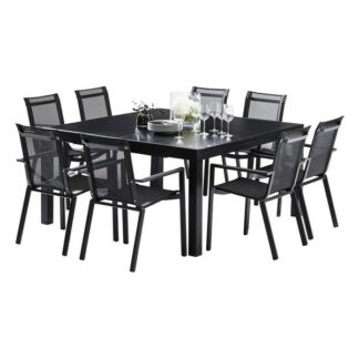 Salon de jardin BlackStar 8 places