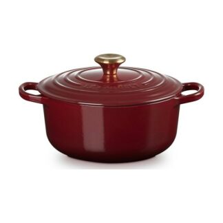 Cocotte ronde 20 cm 2.4 L - garnet