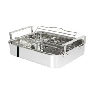 Plat à four COMPLEMENTS en inox avec accessoires