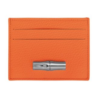 Porte-cartes Le Roseau Cuir - orange