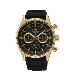 Montre homme Sport quartz chronographe 43 mm - noir