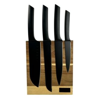 Couteaux de cuisine 4 pieces avec planche magnétique