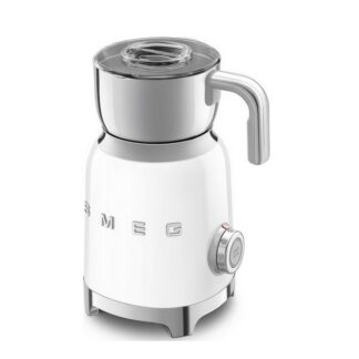 Chocolatière et mousseur de lait années 50 - blanc