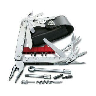 Couteau suisse Swiss Tool X Plus Ratchette - 19 pièces - argent