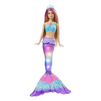 Jouet poupée Barbie Dreamtopia - Sirène lumières scientillantes
