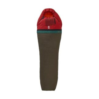 Sac de couchage Trekking Mont Blanc - gris et rouge