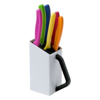 Bloc porte-couteaux Utility Swiss Classic avec 6 couteaux