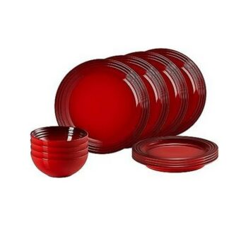 Set Service de Table 12 pieces - cerise